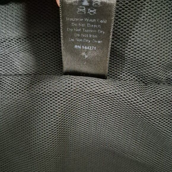 Ultracor Hoodie Vest Women Sz Small Plaid Green Black Gold Full Zip Bumble Bees - Picture 9 of 11